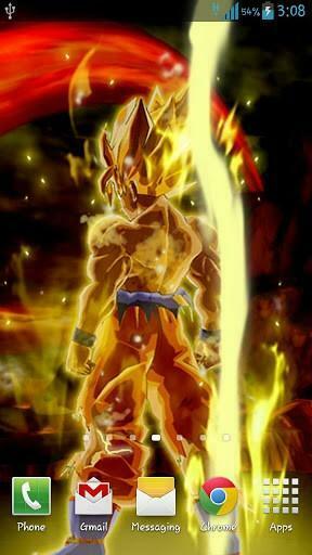 Bigger Goku Live Wallpaper For Android Screenshot