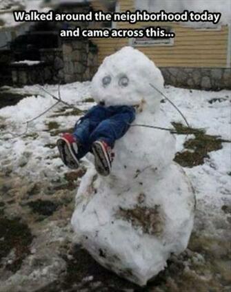 Funny Snowman