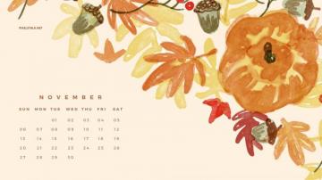 November Calendar HD Wallpaper Net