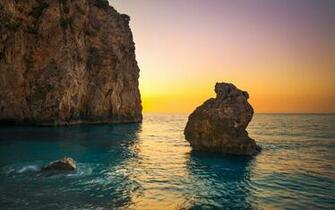Beach On Lefkada Island Greece Wallpaper And Image