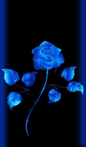 Wallpaper By Artist Unknown Blue Flower