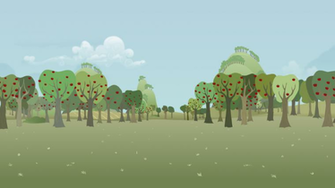 Apple Orchard Background The Field By