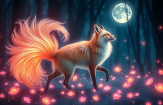 Nine Tailed Fox Wallpaper