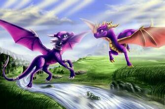 Spyro And Cynder Computer Wallpaper Desktop Background