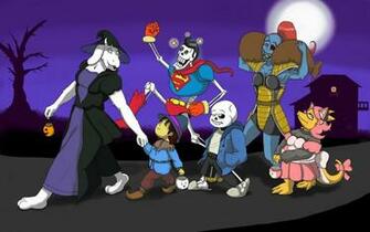 Undertale Halloween Trick Or Treating By Trelock