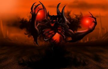 4k Shadow Fiend Dota Wallpaper Hintergr Nde