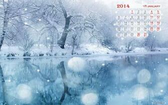 January Background Art Wallpaper