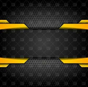 Black And Orange Dark Metallic Background Vector Image Of