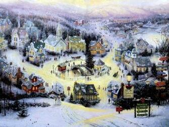 Christmas Wallpaper Scene