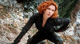 Black Widow In The Avengers Wallpaper HD