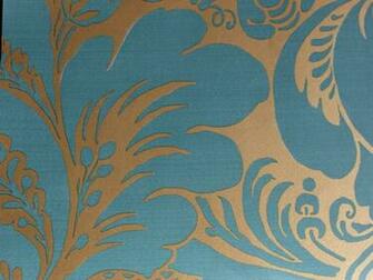 Blue And Gold Wallpaper