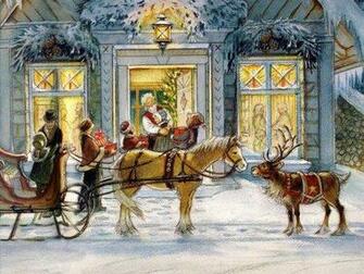 Christmas And Horse Wallpaper