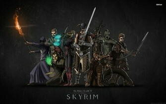 Skyrim Map Wallpaper