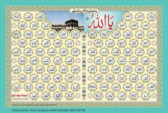 Names Of Allah By Sambhali Turki