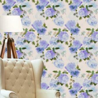 Lilac Bloom Wallpaper By Snuugle Notonthehighstreet