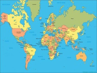 World Map Wallpaper