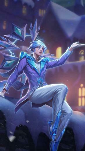 Tulen Frozen Rune Rov Heroes Anime Art Game Mobile Legends