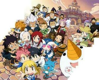 Chibi Fairy Tail By Goldendragonslayer