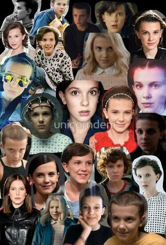 Millie Bobby Brown Collage Metal Prints By Unicorndeni