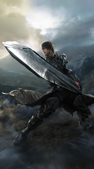 Final Fantasy Xiv Online Dark Knight Hyur 4k Phone iPhone