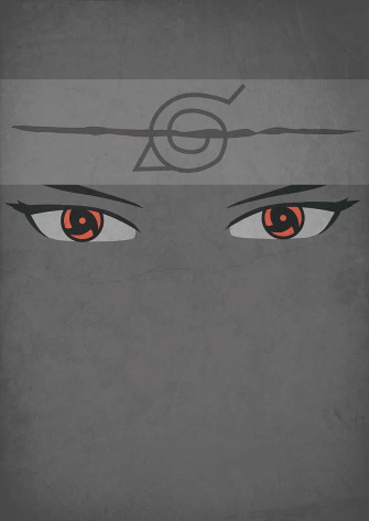 Sharingan Eyes Minimalist Artwork Wallpaper