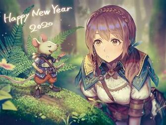 Anime Girl Adventurer Forest Light Armor