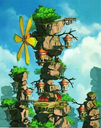 Rito Village Concept Art Breath Of The Wild