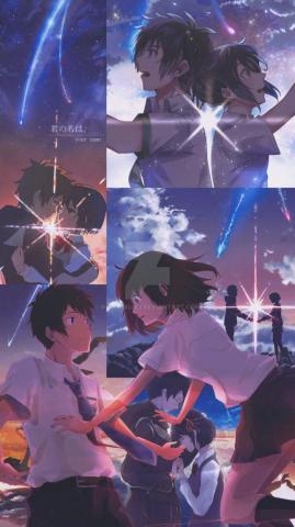 Kimi No Nawa Mobile Wallpaper Anime Background
