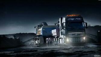 Volvo Fh At Night Truck Wallpaper Wallp Eu