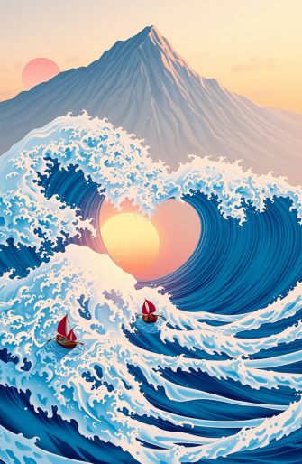Great Wave Off Kanagawa Wallpaper