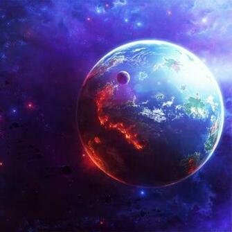 iPad Wallpaper Blue Stars Space Drawings And Paintings Planets