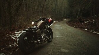 Harley Motorcycle Road Wallpaper