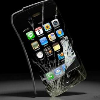 Prank Broken Screen Wallpaper For Apple iPad iPhone