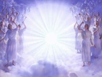 Heavenly Background By Divine Angels