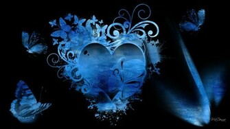 Blue Hearts Wallpaper High Definition