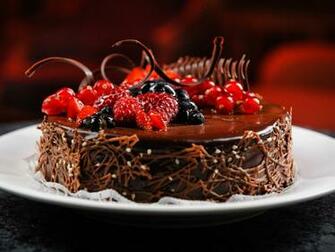 Happy BirtHDay Delicious Cake With Chocolate Chips HD Wallpaper