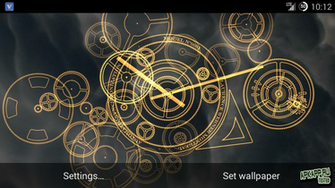 Hypno Clock Live Wallpaper