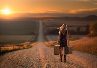 Girl Walking On Alone Road Wallpaper HD Girls 4k Image Photos