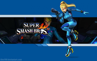Zero Suit Samus Super Smash Bros Wii U 3ds By Alexthf