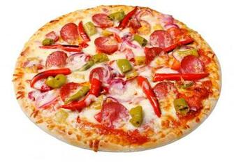 Whole Pepperoni And Chili Pizza HD Wallpaper