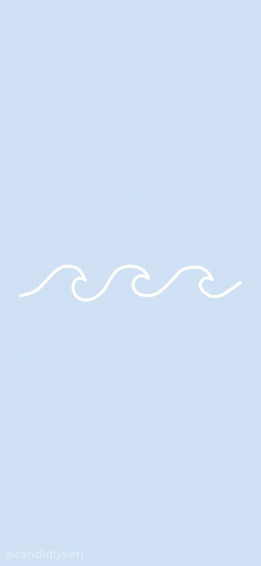 Pastel Blue Aesthetic iPhone Wallpaper