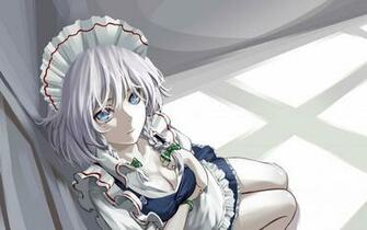 Sakuya Izayoi A Wallpaper Depiction Of The Chief Maid Scarlet