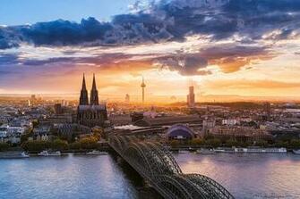 Cologne Wallpaper Cityscapes Pc Germany Bridge
