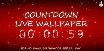Countdown Live Wallpaper