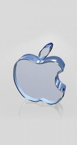 The iPhone Wallpaper Crystal Apple Logo