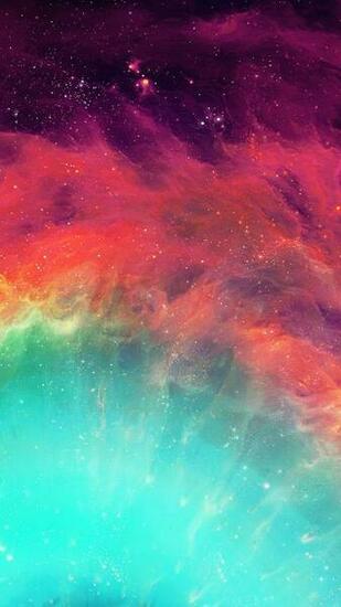 Eye Of God Colorful Nebula Detail iPhone HD Wallpaper