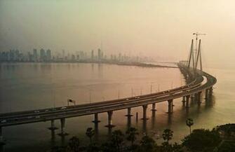Stock Pictures Bandra Worli Sea Link Mumbai Photos
