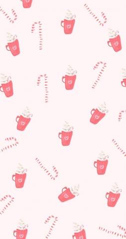 Silky Pink Christmas Wallpaper