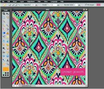 Beautifully Chaotic Lilly Pulitzer Monogram Wallpaper