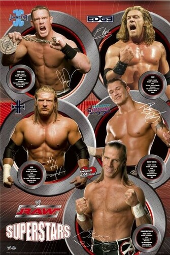 World Fight Club Wwe Raw Wallpaper